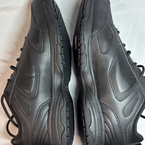 NEW Skechers Work Shoe Womens Size 12 Slip Resistant Memory Foam Relaxed Fit BLK - Picture 8 of 11